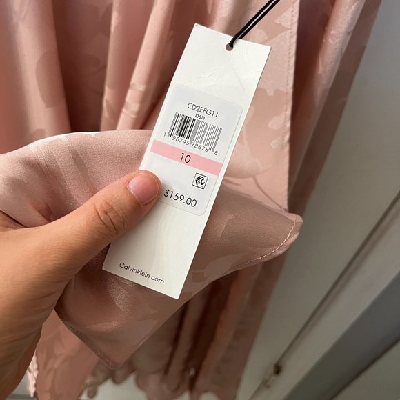 Calvin Klein/Faux Wrap Dress - Picture 5 of 6